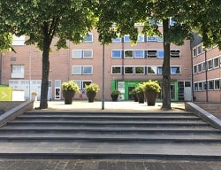 Aanzicht telefooncentrale